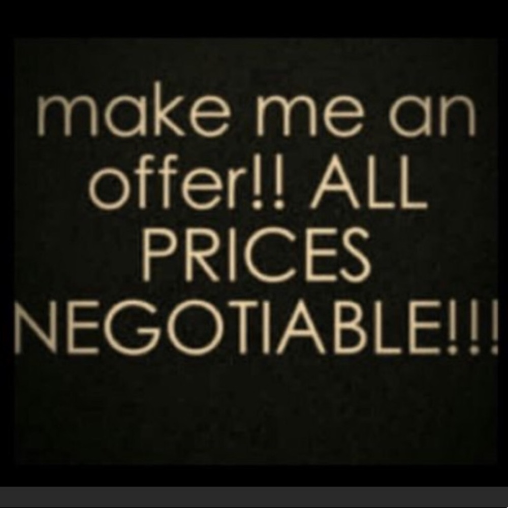 Make Me An Offer..Thank you for shopping my Closet